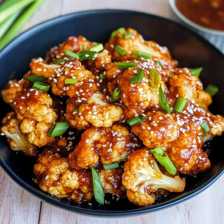 Sticky Sesame Cauliflower