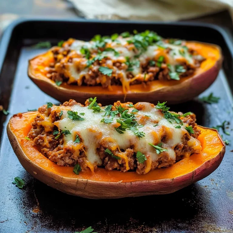 Turkey Taco Stuffed Sweet Potatoes