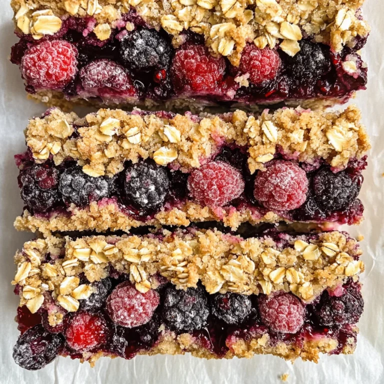 Vegan Berry Crumble Bars