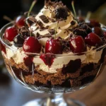 Black Forest Trifle for Christmas