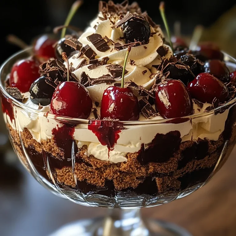 Black Forest Trifle for Christmas