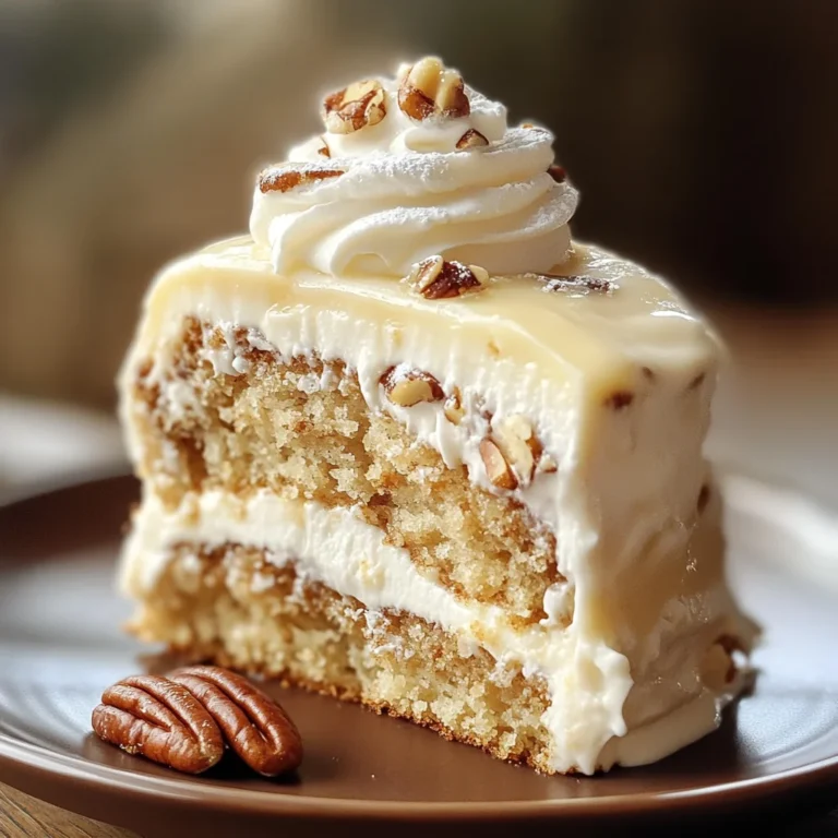 Butter Pecan Tres Leches Cake