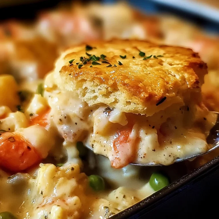 Cheddar Bay Biscuit Seafood Pot Pie: An Incredible Comforting Delight