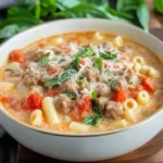 Creamy Parmesan Italian Sausage Soup
