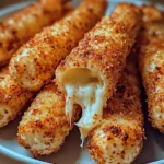 Crispy Air Fryer Mozzarella Sticks