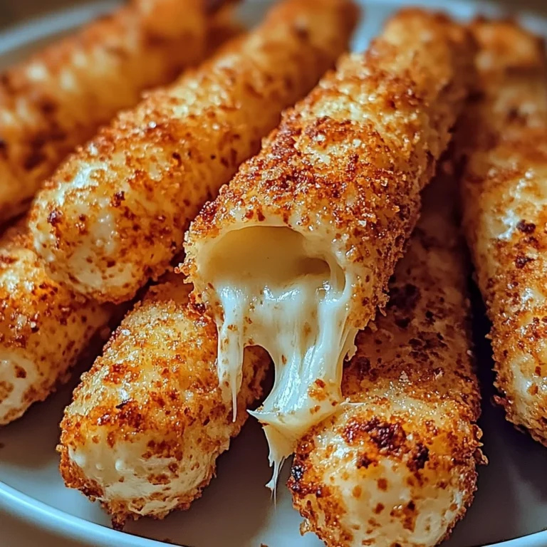 Crispy Air Fryer Mozzarella Sticks