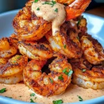 Crispy Cajun Shrimp with Creamy Sauce
