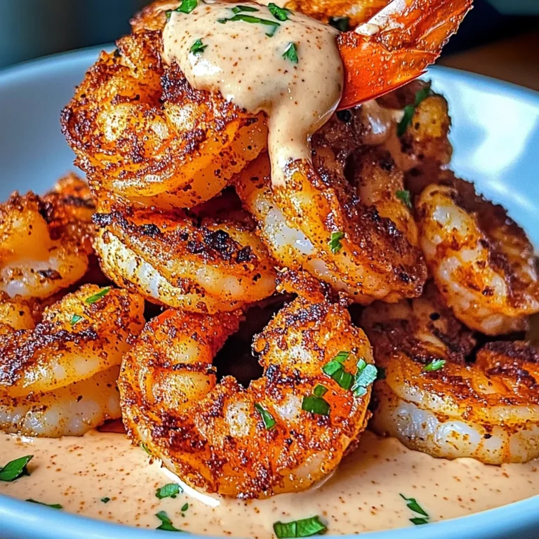 Crispy Cajun Shrimp with Creamy Sauce