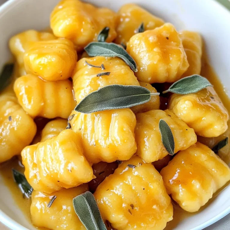 Easy Pumpkin Gnocchi