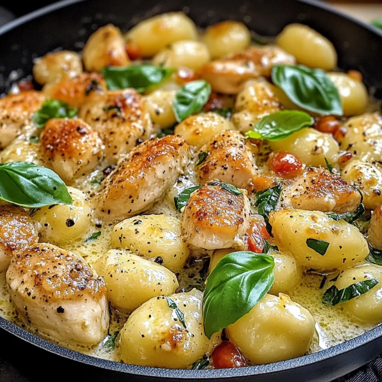 Garlic Chicken Gnocchi Skillet: A 30-Minute Wonder!