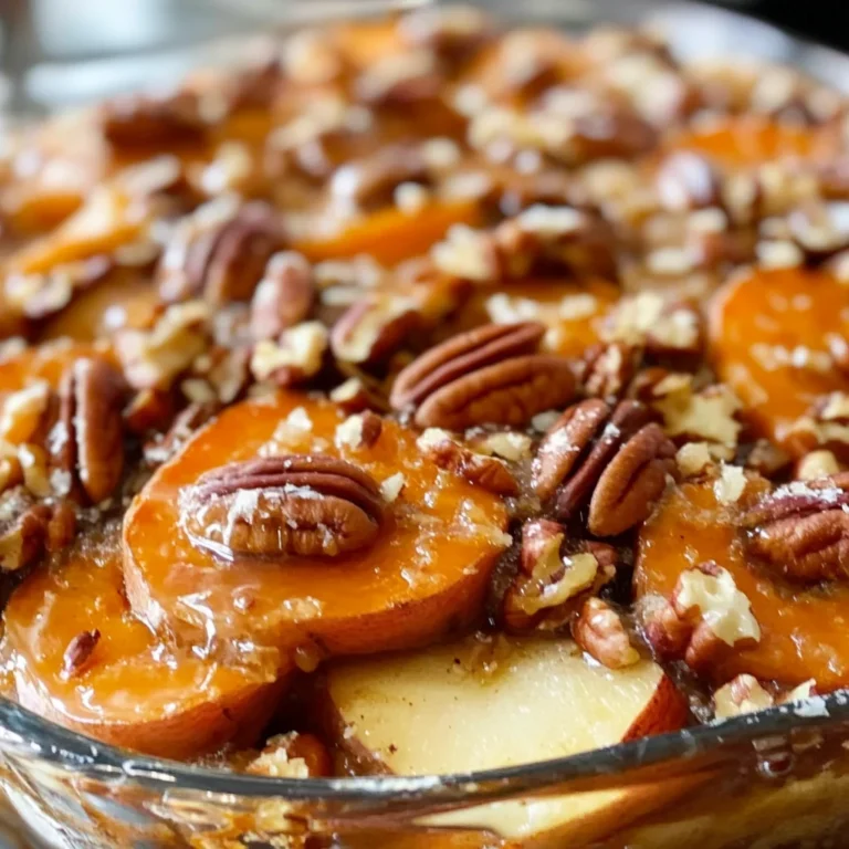 Honey Glazed Sweet Potato & Apple Casserole
