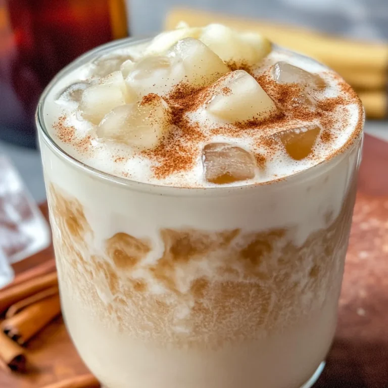 Iced Apple Crisp Cream Chai (Starbucks Copycat)