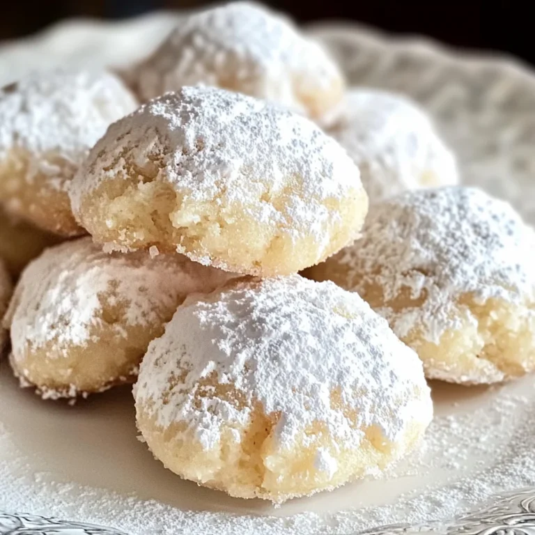Italian Butterball Cookies