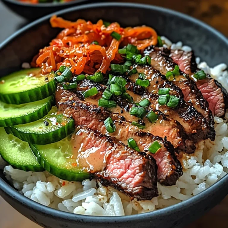 Korean BBQ Steak Bowls: A Delicious and Easy Recipe to Try Tonight
