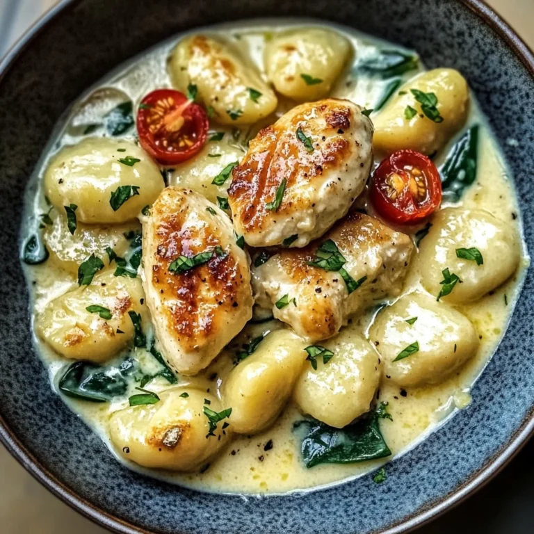 Lemon Chicken Gnocchi: Creamy One-Pot Dinner Delight