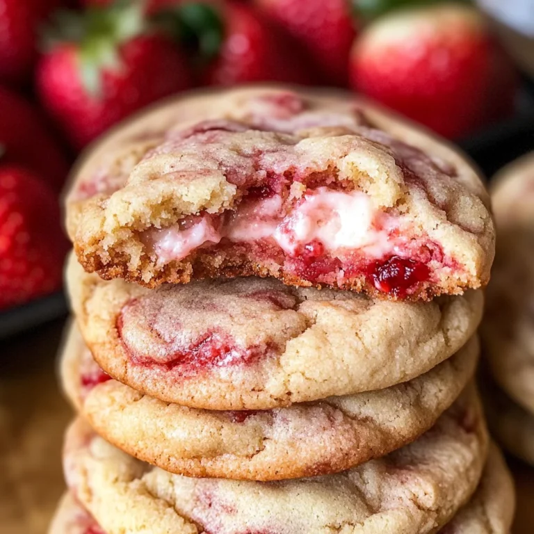 Strawberry Cheesecake Cookies