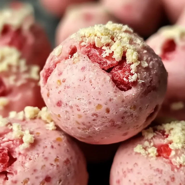 Strawberry Cheesecake Protein Balls