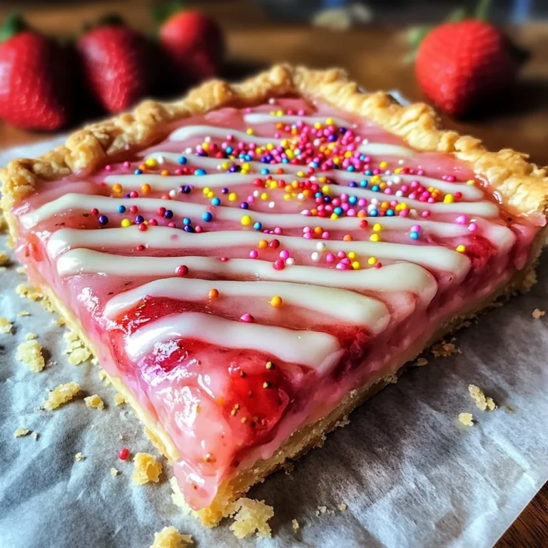 Strawberry Pop Tart Slab Pie Recipe